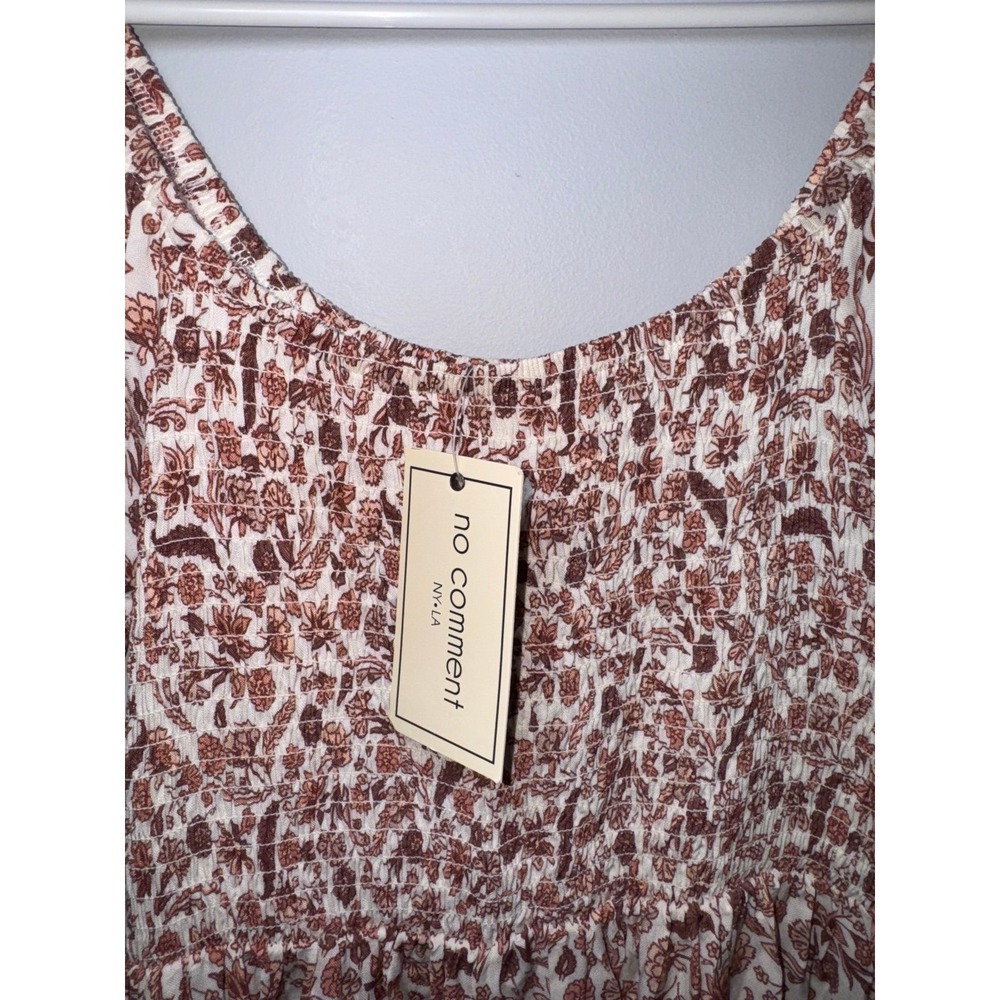 No Comment NY•LA Women's Bohemian Floral MIDI Dress NWT - Picture 4 of 12
